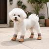 4PCS/SET Wear-Resistant Pet Mesh Shoes Breathable Pet Footwear Comfortable Dog Sneakers  Outdoor Use
