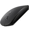 Wireless USB DPI High Compatible with and Microsoft Slim, Mouse, Quiet, Rechargeable, Lightweight, Compact, 2.4GHz, 3-Level Switching, Sensitivity,