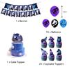 44 Pcs Wolf Birthday Party Decorations Include Banner Cake Topper Balloon