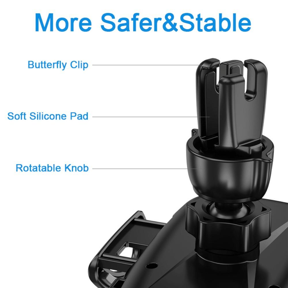 Подставка под головку, кронштейн для автомобильного зарядного устройства, гравитационный кронштейн, автомобильное крепление на вентиляционную решетку, автомобильный держатель для телефона с шаровой головкой 17 мм