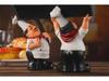 Chef Welcome Sign Ornament – Creative Home Décor Chef Figurine with Message Board