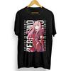 Zero Two Darling in the Franxx Многостилевой Коллаж Футболка Аниме Розоволосая Девушка Черный Унисекс Оверсайз Удобная Модная Женская и Мужская Футболки