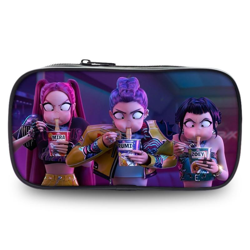 Пенал Kpop Demon Hunter Girls из Оксфордской Ткани для Студентов и Коллекционеров