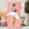 Retro Classy Girl Tissue Box Waterproof Tissue Boxes Gifts Storage Case  Living Room