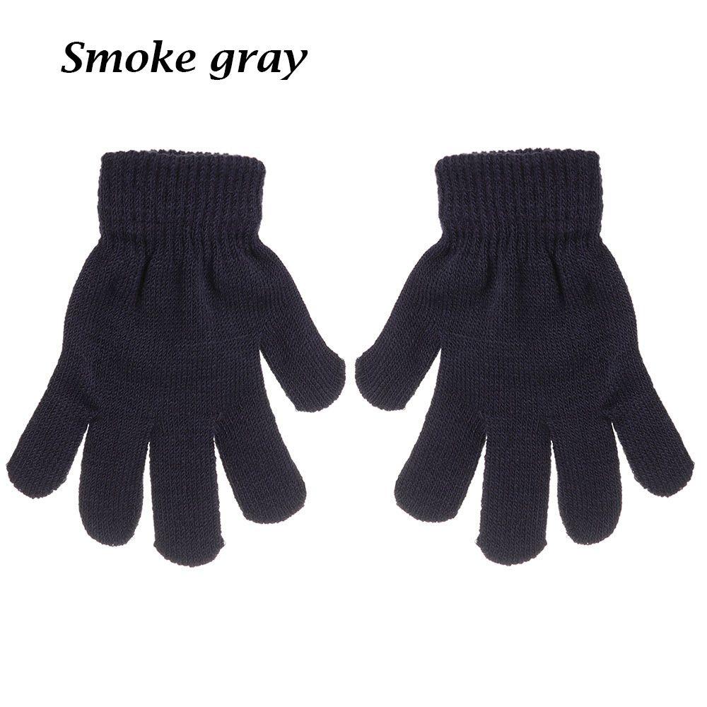 Winter Kids Warm Knitted Glove Stretch Children