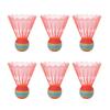 6Pcs Plastic Badminton Ball Sports Badminton Trainer Durable Colorful Badminton Shuttlecocks