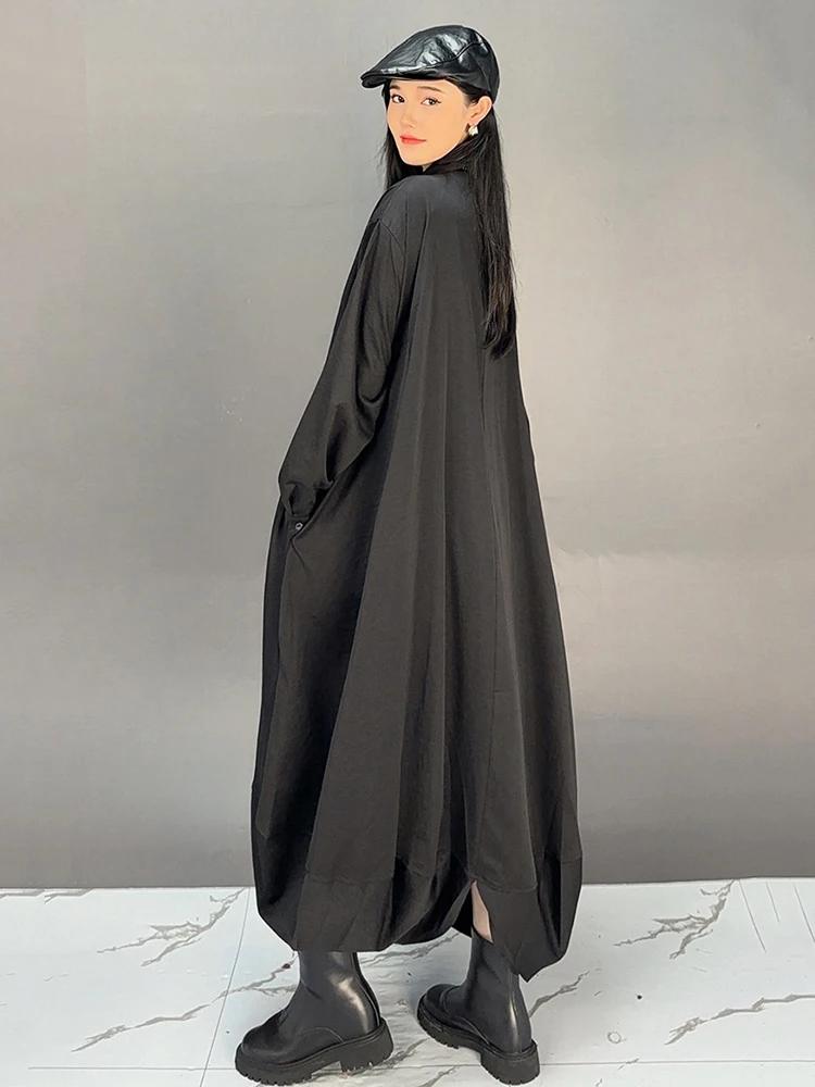 Xitao Свободное однотонное платье GYX1104