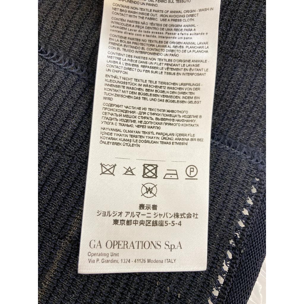 Giorgio Armani Темно-синий 3ZAG09 AM43Z 1B Жакет вязаный в клетку «оконное стекло» Жакет 40 черныйБ/у