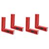 4Pcs Set Carpenter L‑Shape 90 Degree Right Angle Positioner Corner Clamp Woodworking Tools