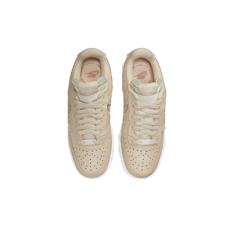Nike Court Vision Low Premium Pearl White Women Sneakers Brown Sail Metallic-Red-Bronze DM0838-200