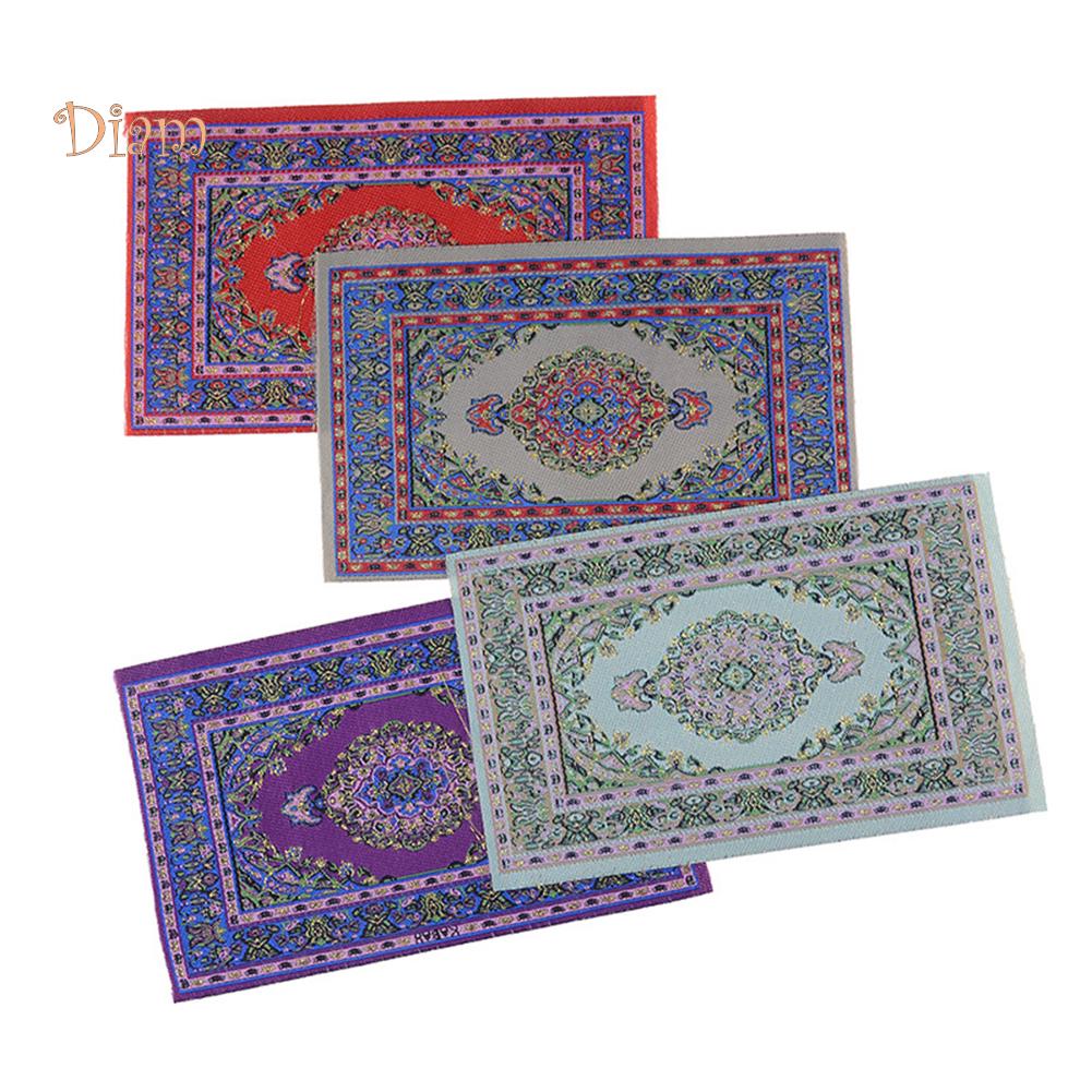 Миниатюрный ковёр в восточном стиле для кукольного домика