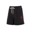 Logo Embroidered Drawstring Loose Shorts Women Shorts Black 623256-01