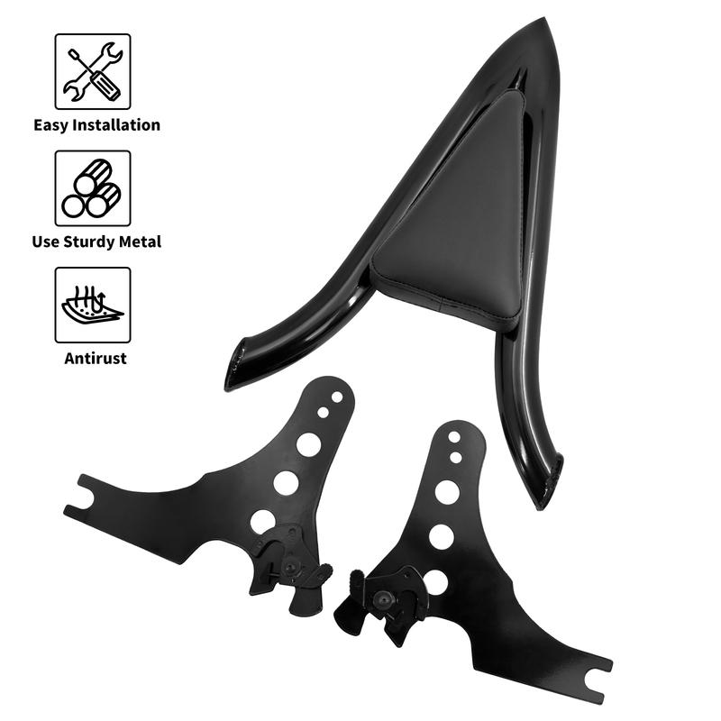 Motorcycle Passenger Backrest Detachable Rear Sissy Bar For Harley Sportster XL 1200 883 Iron 883 Forty Eight Super Low 2004-22