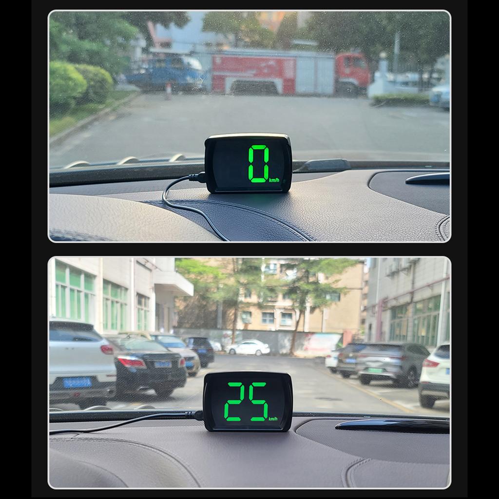 Heads-Up Display Digital Speedometer GPS MPH Speedometer for Car Trucks Plug and Play Large Screen