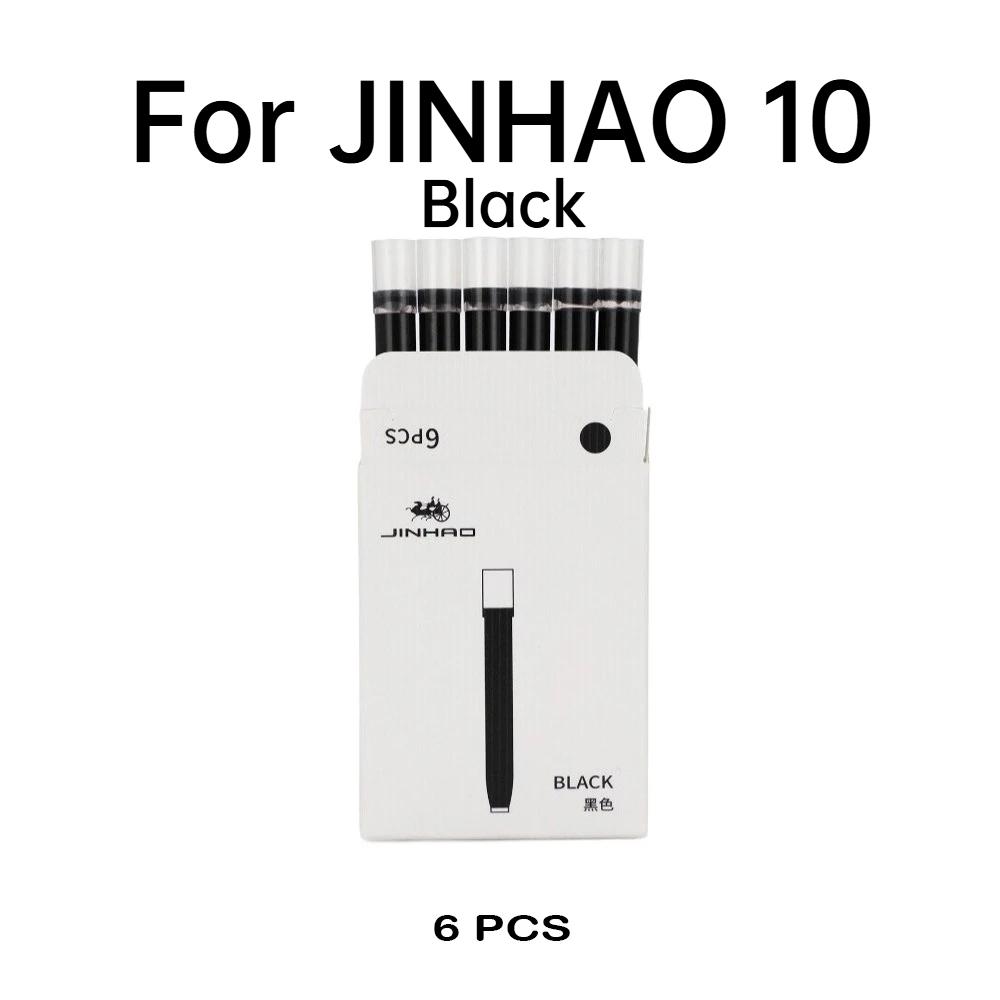 Jinhao 5/10/15 шт. Цветные чернильные картриджи Сменные для перьевой ручки Офис Школа Студент Канцелярские товары Чернила для перьевой ручки