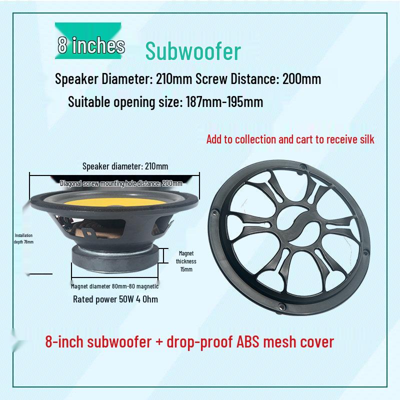 4-12 Inch Heavy Bass Car Subwoofer for Truck & Vehicle Audio