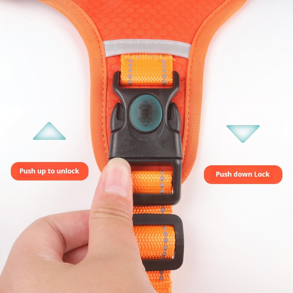 Шлейка для собак Anti Choke, удобная, прочная, регулируемая, с простой ручкой управления для крупных собак