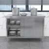 Thickened Stainless Steel Sliding Door Workbench