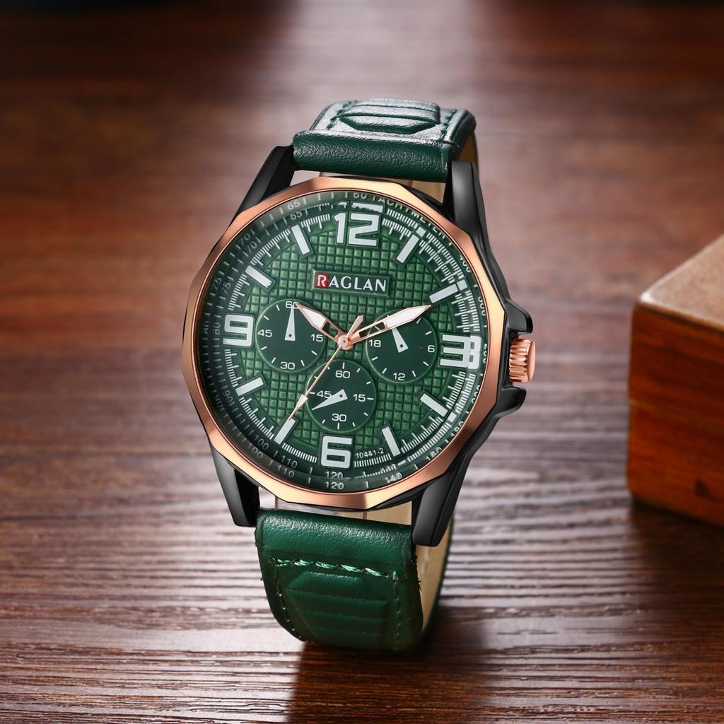 Часы с кожаным ремешком и аналоговым дисплеем, водонепроницаемые, кварцевые, с небольшой секундной стрелкой, украшения для отдыха, бизнеса, модных аксессуаров, дня рождения, юбилея, Рождества