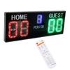 LED Electronic Scoreboard 5 Digit Portable Basketball Digital Scoreboard with Remote Control
