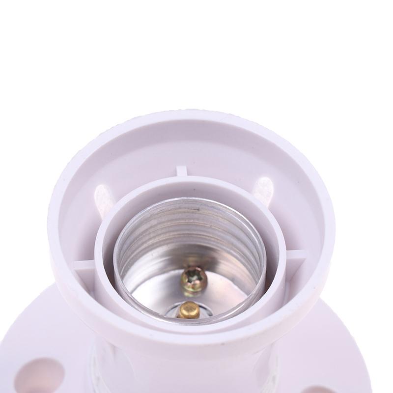 Патрон E27 Навинчиваемый Потолочный Светильник Головка Светодиодный Патрон Настольная Светодиодная Основа для Освещения Патрон Термостойкий Круглый Патрон