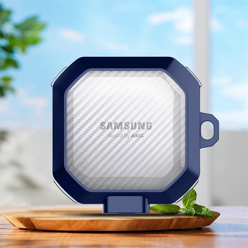 Защитный чехол Samsung BudsCore Buds2 Pro Прозрачный Углеродное волокно