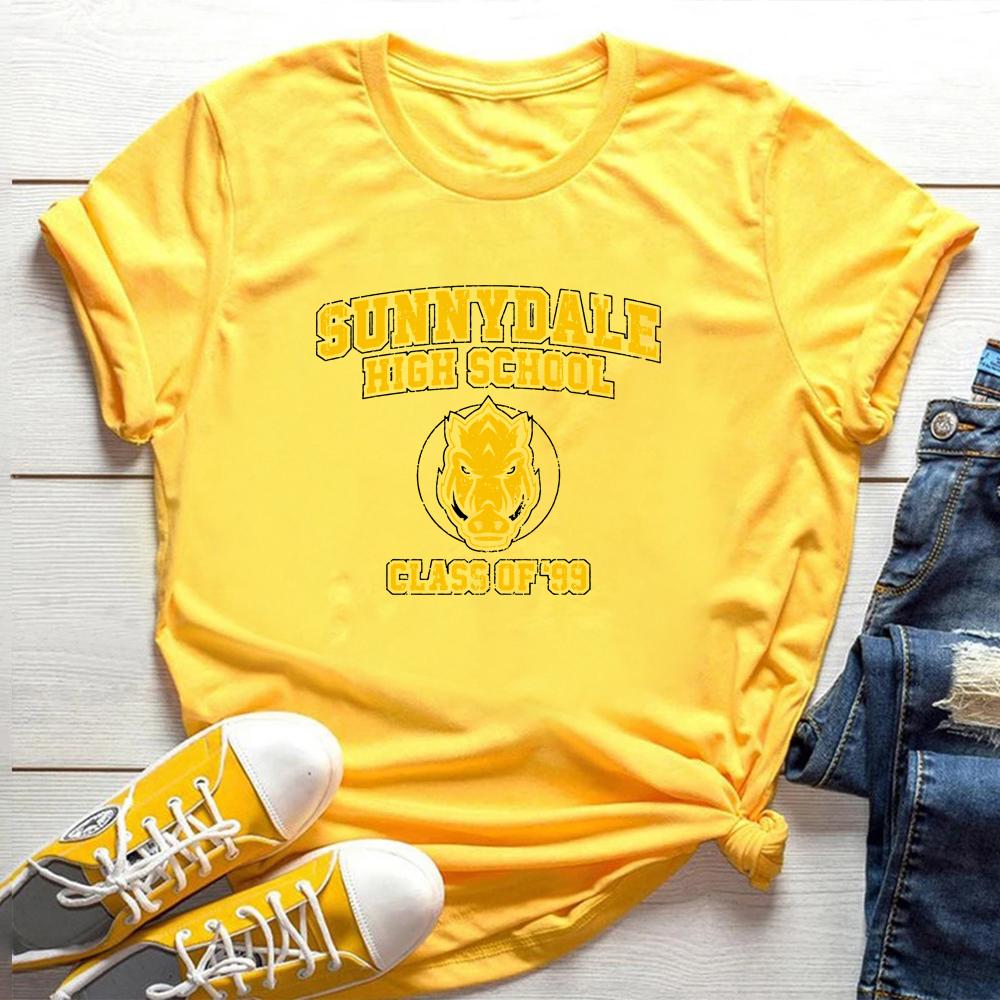 Sunnydale High School TShirt Buffy The Vampire Slayer Tshirt Class of 99 Tees Unisex Short Sleeve Tshirt Cool Vampire Shirts