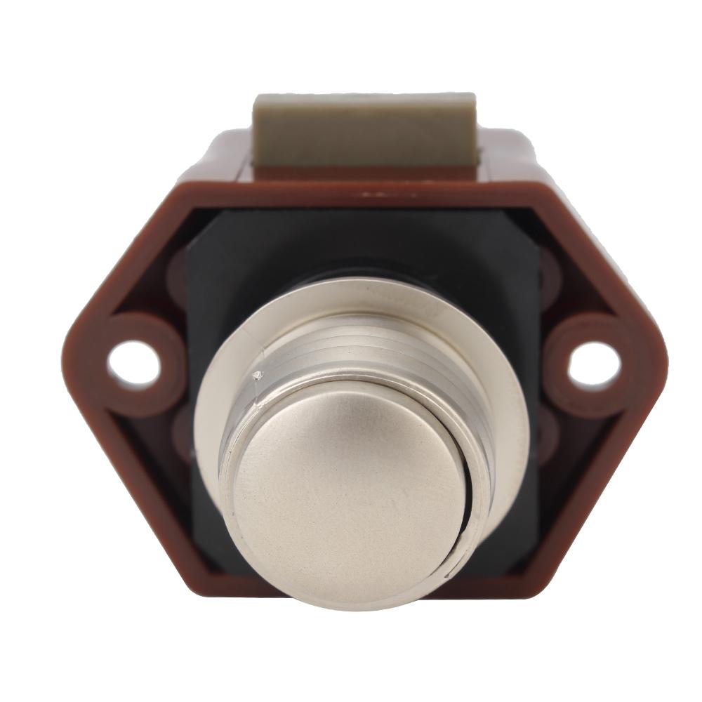 Мини Диаметр 20мм RV Караван Лодка Защелка для Ящика Кнопочные Замки Кемпер Автомобиль Нажимной Замок для Мебельной Фурнитуры