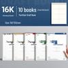 A4 Thickened Draft Book: Blank Paper for Primary to High School Math Students