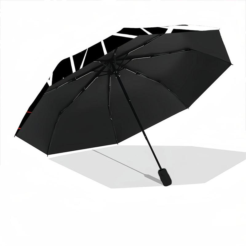 1pc Abstract Pattern Automatic Open/close, All-Season Portable Folding Umbrella for Friends, Travel, Everyday, Events yy250812218