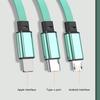 Retractable Data Cable 3 In 1 Fast Charging Accessories For Mitsubishi Lancer Mirage ASX Ralliart Jinxuan Lancer Galant Attrage