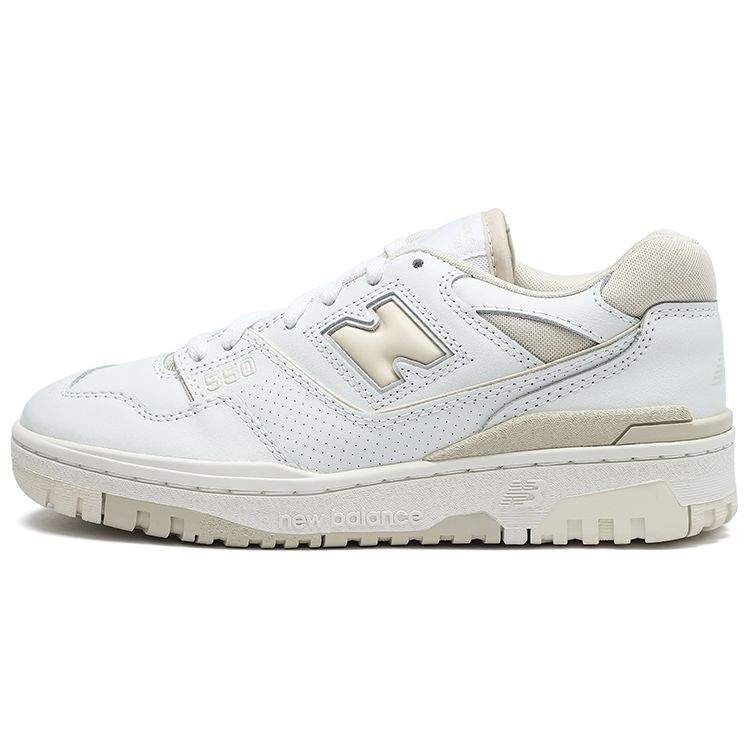 New Balance Женские 550 Silver Birch Классические кроссовки для повседневной жизни Белые BBW550WS