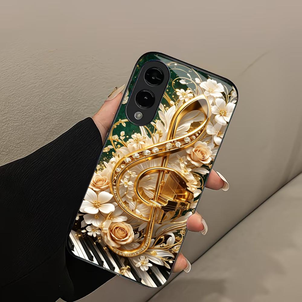 Лепестки окружают Чехлы для телефонов Note fashion чехол стекло для Samsung Galaxy S26 S25 S24 S23 S22 FE Ultra Plus