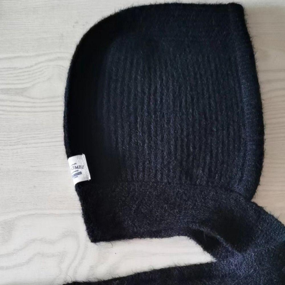 Утепленный Теплый Корейский Инс Капюшон Шарф Ветрозащитная Защита Ушей Шапка Балаклава Осень и Зима