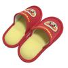 Anpanman Slippers with Anpanman Applique, Red, 14-16cm
