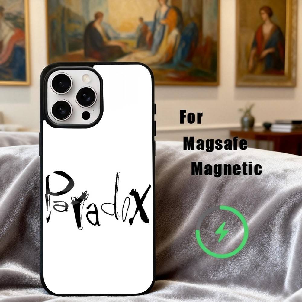Punk T-The P-Paradox Band Phone Case For iPhone17,16,15,14,13,12,11 Plus,Pro Max Magnetic For Magsafe Wireless Charging