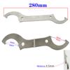 Stainless Steel Motorcycle Rear Shock Absorber Steering Stem Wrench Hook Spanner
