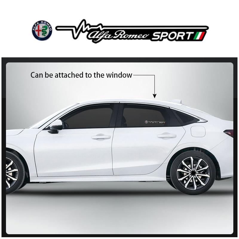 Наклейки на дворники автомобиля Креативные наклейки для Alfa Romeo 4C 159 Spider Giulia Giulietta 156 Tonale 8C Автомобильные эмблемы Декор Наклейки