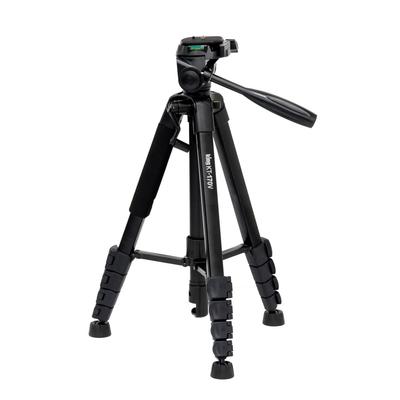 Эксклюзивный штатив Fotopro KING с отсеком для хранения, совместимый с видео, цифровыми камерами и 'Ласточкой' [Бренд Amazon], 170 см, 5 секций, 3-ходовая головка, сумка, уровень,