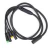 Waterproof 1T4 Electric Bike Cable Harness Gear Sensor Extension Cable for BAFANG BBS01 BBS02 Mid Motor