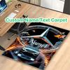 1pc Office Carpet, Benz (8) Chair Rug, Living Room Printed Area Rug, Home Chair Floor Mat