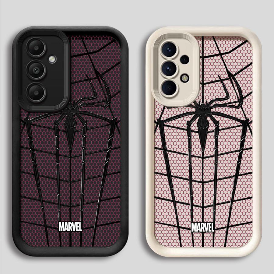 ГОРЯЧАЯ Защитная крышка для телефона Marvel Человек-Паук Паутина для Samsung Galaxy A16 A24 A13 A32 A56 A26 A22 A33 A23 A12 A34 A36 A14