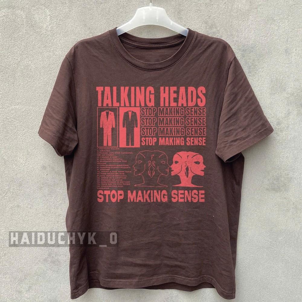 Talking Heads Stop Making Sense, Унисекс футболка Talking Heads Ржаво-коричневая Размер S-5XL Унисекс Футболка