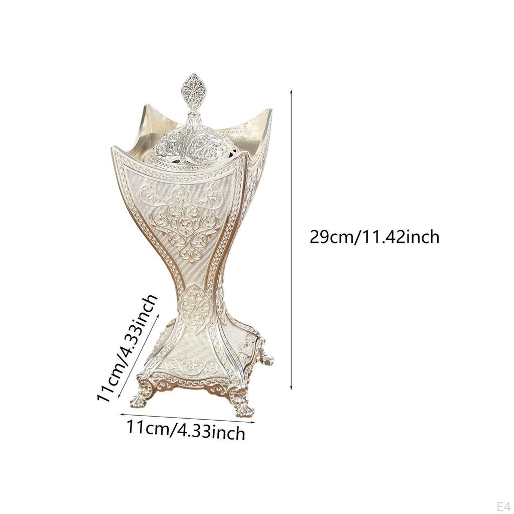 CHERENCE Office Decoration 11x11x29cm Portable European Floral Patterns.