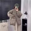 Autumn and Winter Down Cotton Jacket Women's Short 2025 New Korean Version Loose Plus Size Thickened Couple Bread Jacket Trend