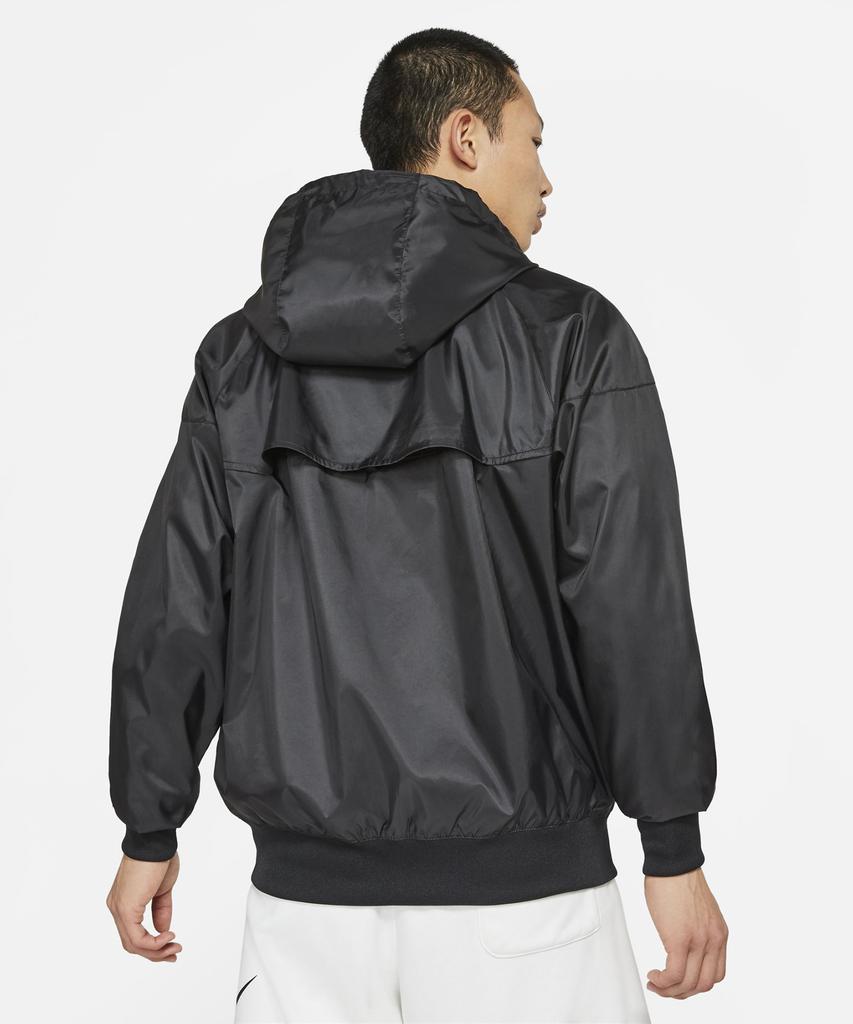 Nike Sportswear Windrunner Hooded Jacket M - Black:White / Da0002-010