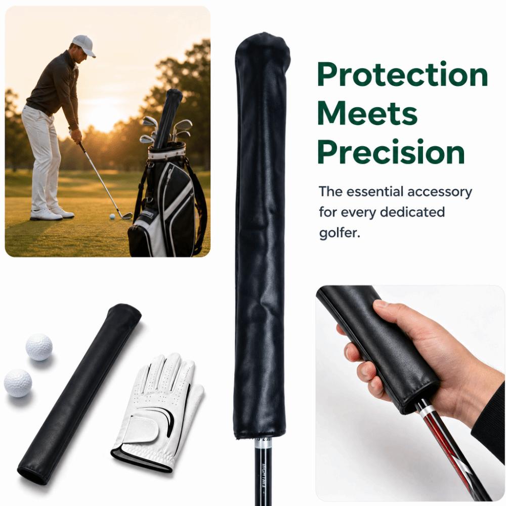 PU Alignment Rod Sleeve Slim Fit Golf Training Sleeve Directional Stick Holder Golf Course