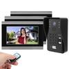 7in WiFi Video Doorbell Wired 3in1 Password with IC Fingerprint Access Control for TUYA Wifi APP