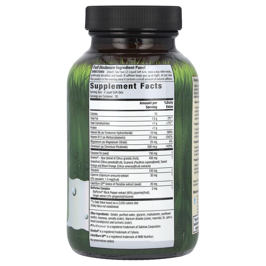 Stored-Fat Belly Burner, Plus Caloriburn Gp®, 40 Liquid Soft-Gels