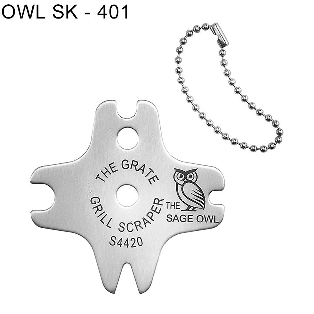 Портативный металлический гриль для барбекю Чистящий очиститель для решеток Чистящий скребок для барбекю Инструмент для чистки гриля Чистящий скребок для барбекю